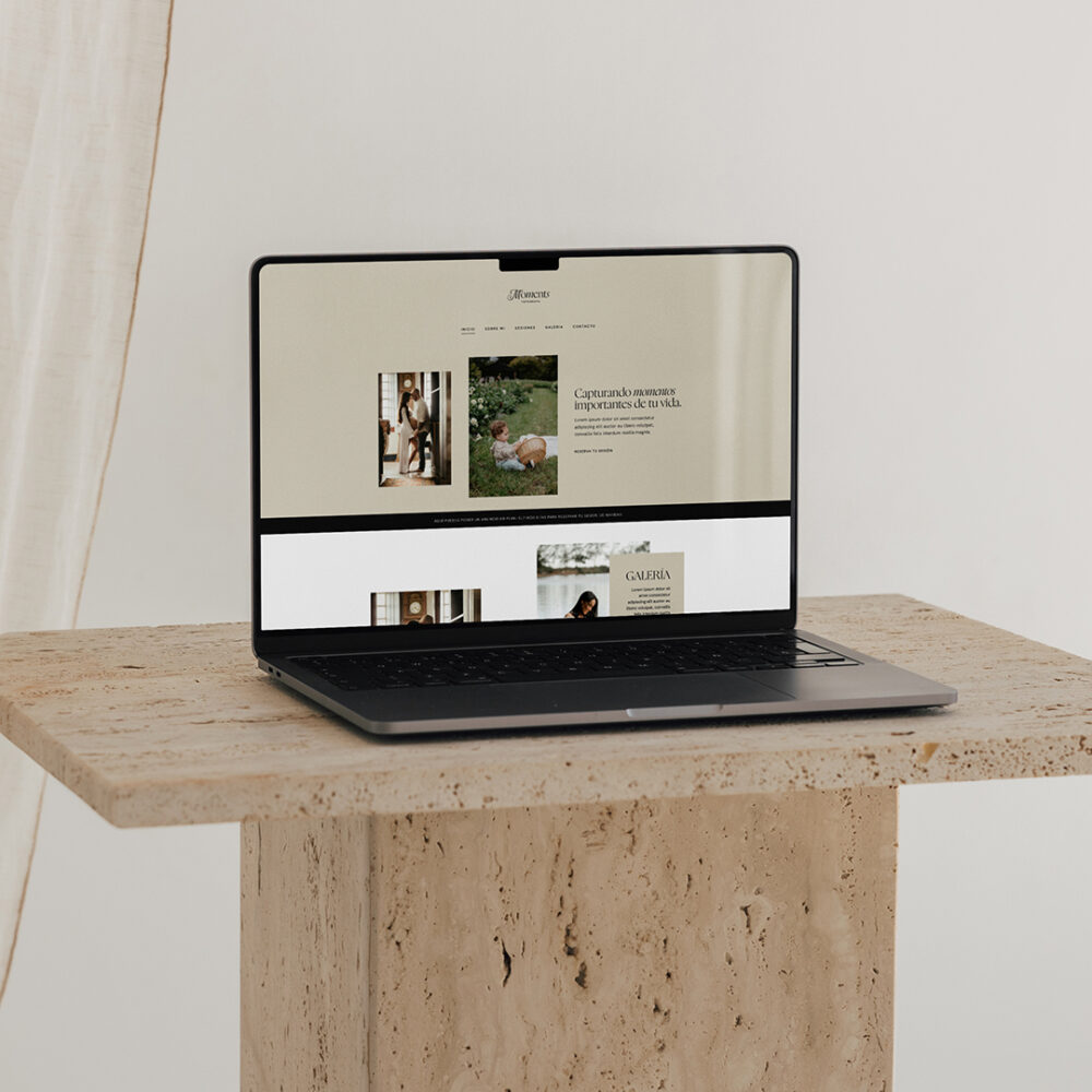 Web Prediseñada Moments